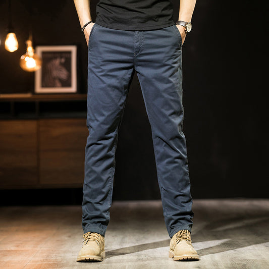Men High-quality Leisure Cotton Pants