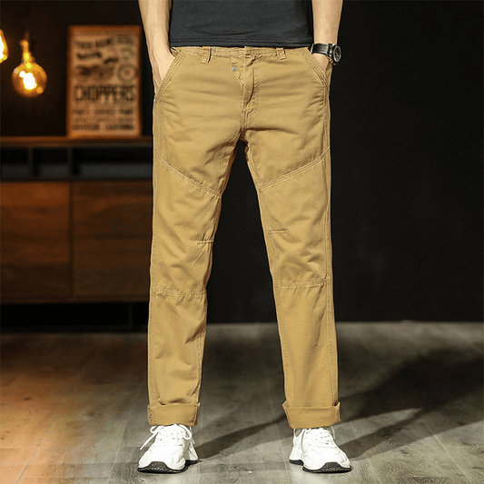 Men Cotton Relaxed Fit Outdoor Cargo Pants