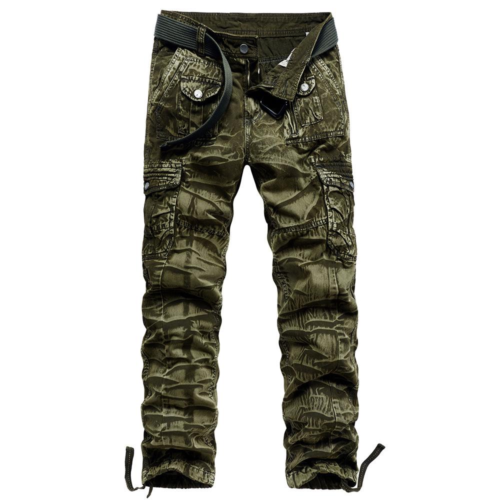 Men Heavy Twill Cotton Plus Size Outdoor Cargo Pants