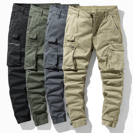 Men Cotton Regular Fit Pants