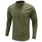 Men's  Cotton Linen Long Sleeve Shirt