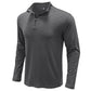 Men's Long Sleeve Polo Shirts Quarter-Zip Basic Cotton Shirts