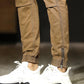 Men Pockets Cotton Leisure Jogger Cargo Pants