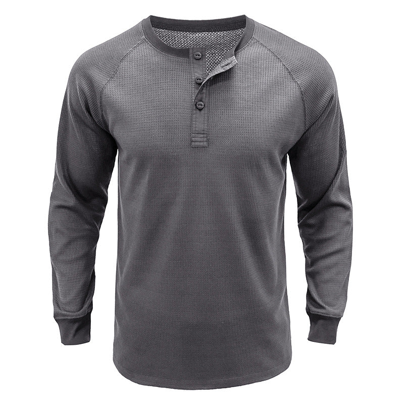 Soft Henley Collar T-Shirts