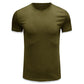Men Round Neck Short Sleeve T-shirt