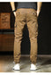 Men Pockets Cotton Leisure Jogger Cargo Pants