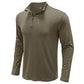 Men's Long Sleeve Polo Shirts Quarter-Zip Basic Cotton Shirts
