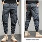 Men Elastic Waist Pants Relaxed Fit