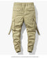 Men Elastic Waist Pants Relaxed Fit