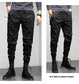 Men Cotton Elastic Waist Jogger Cargo Pants