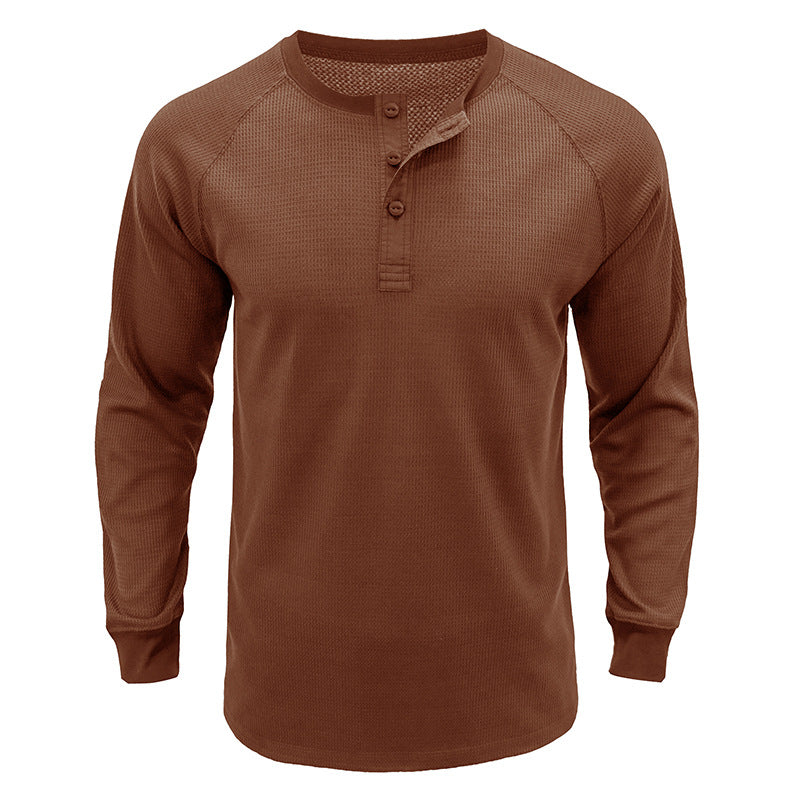 Soft Henley Collar T-Shirts