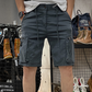 Men's Casual Elastic Waist  Pockets Shorts