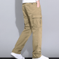 Men Relaxed Fit Pockets Pants