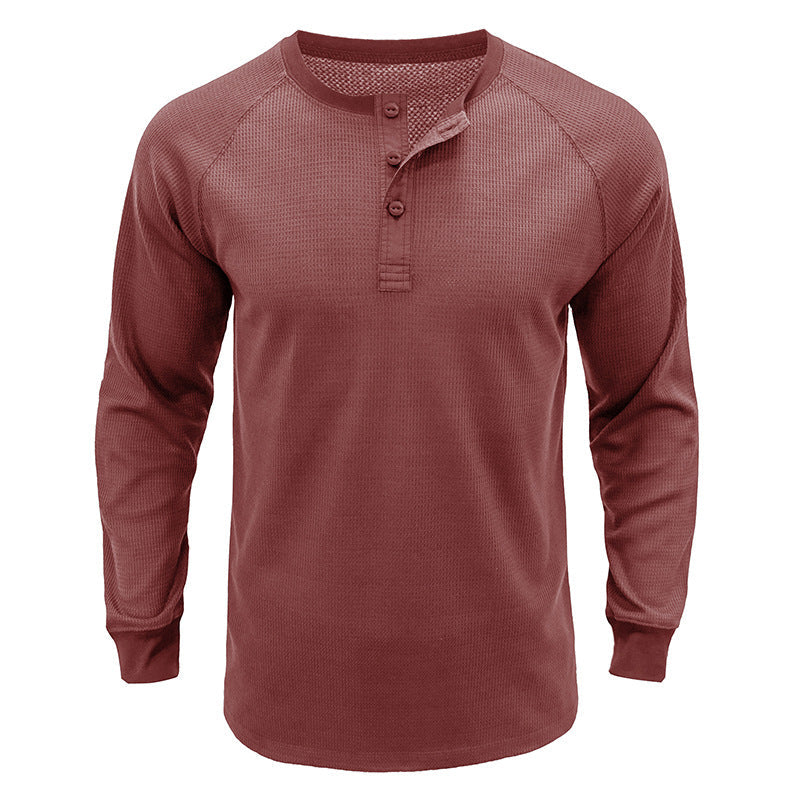 Soft Henley Collar T-Shirts