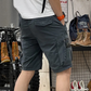 Men's Casual Elastic Waist  Pockets Shorts