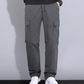 Men Relaxed Fit Pockets Pants