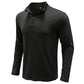 Men's Long Sleeve Polo Shirts Quarter-Zip Basic Cotton Shirts