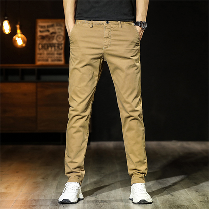 Men High-quality Leisure Cotton Pants