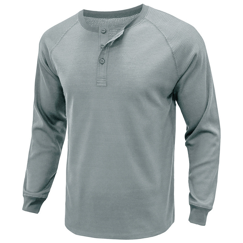 Soft Henley Collar T-Shirts
