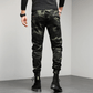 Men Camouflage Elastic Waist Pants