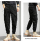 Men's Cotton Elastic Waist Pocket Pants