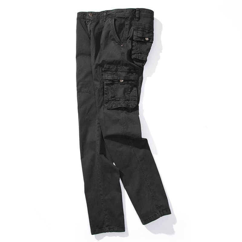 Men Pocket Cotton Pants