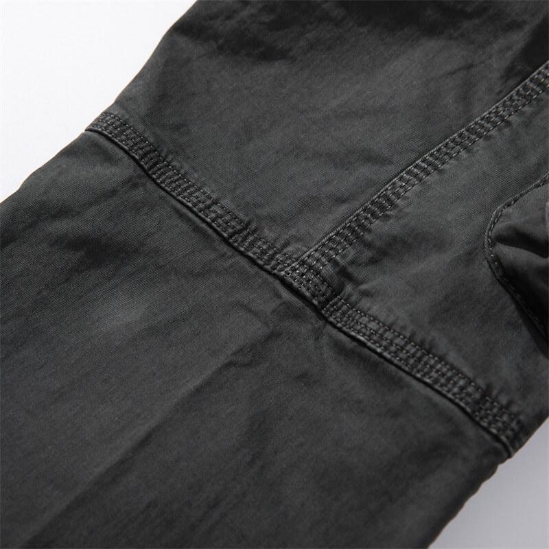 Men Pocket Cotton Pants