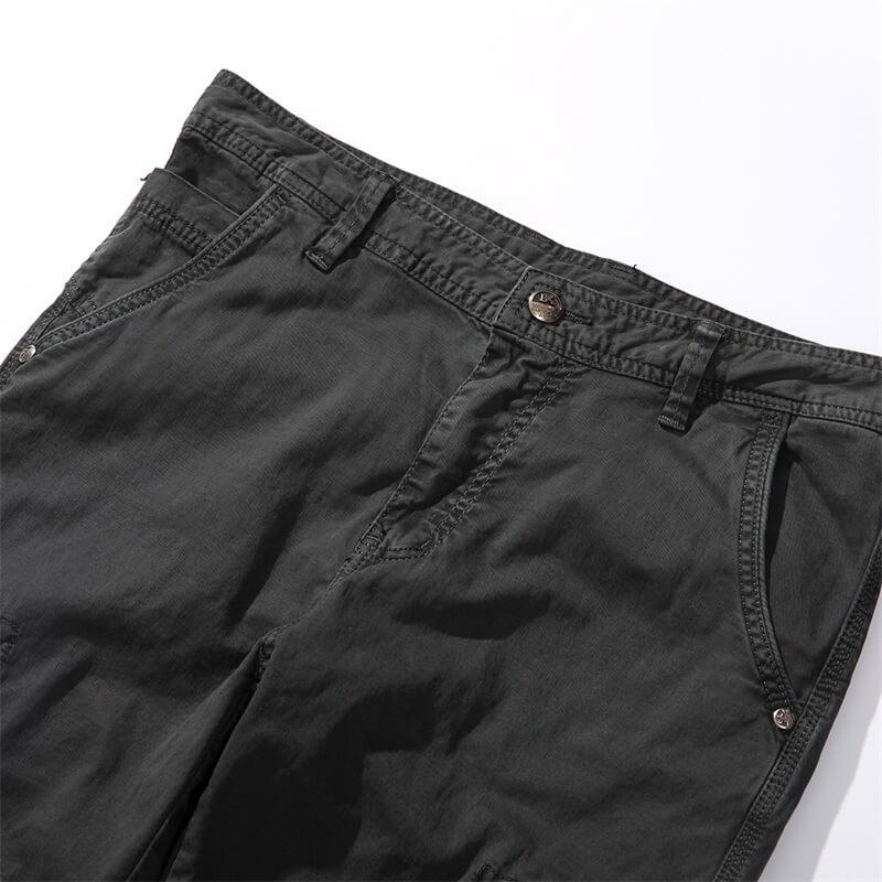 Men Pocket Cotton Pants