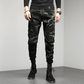 Men Camouflage Elastic Waist Pants