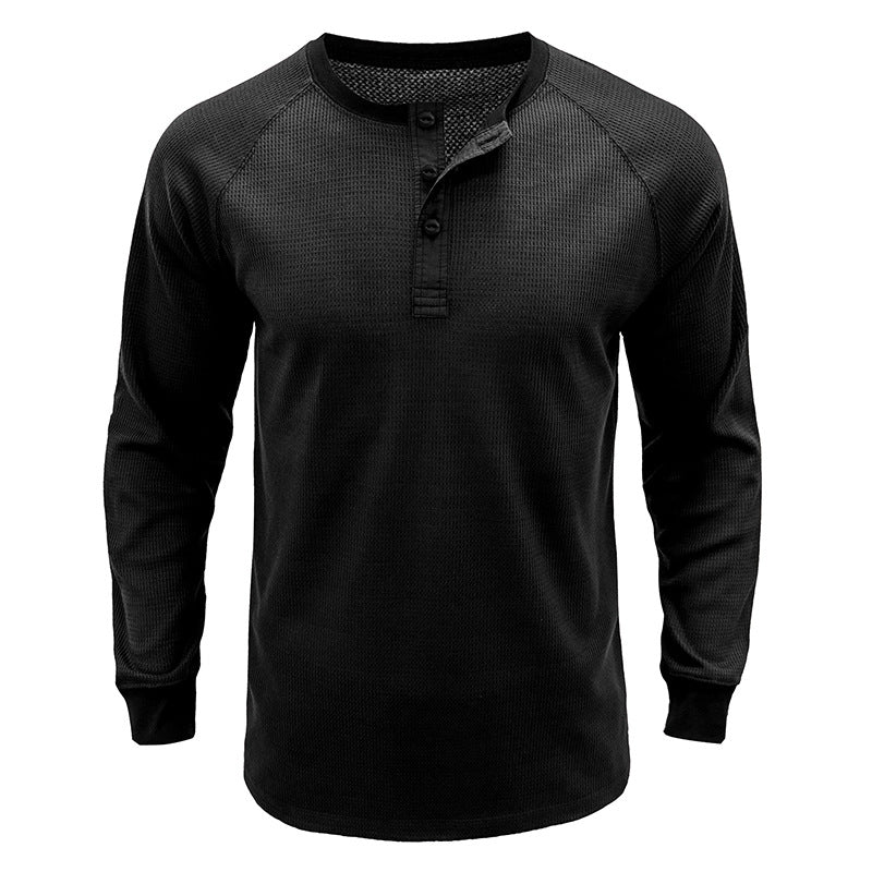 Soft Henley Collar T-Shirts