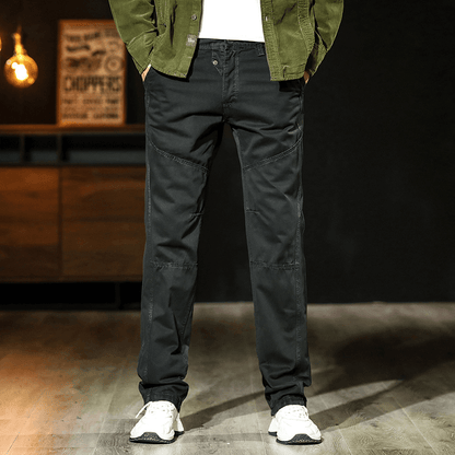 Men Cotton Relaxed Fit Outdoor Cargo Pants