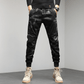 Men Camouflage Elastic Waist Pants