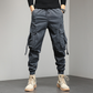 Men Elastic Waist Pants Relaxed Fit