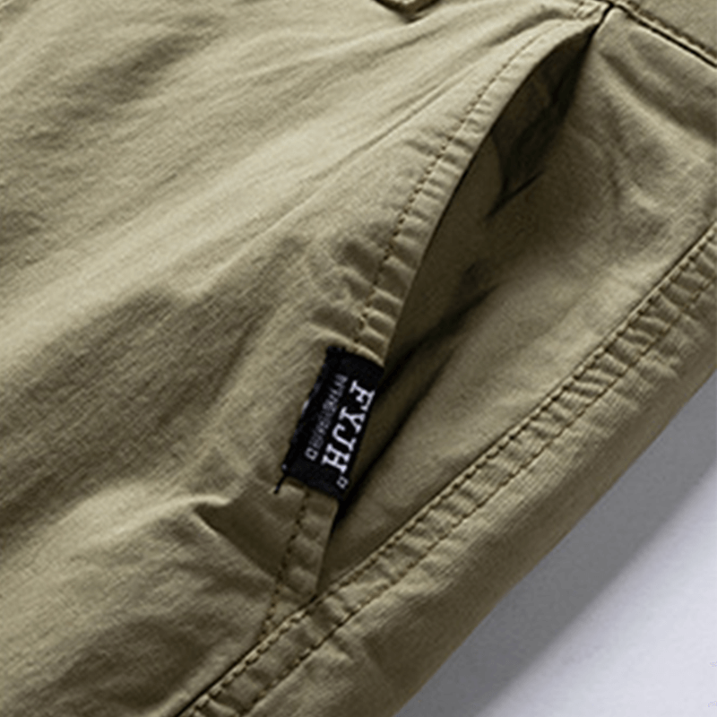 Men Cotton Regular Fit Pants