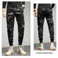 Men Camouflage Elastic Waist Pants