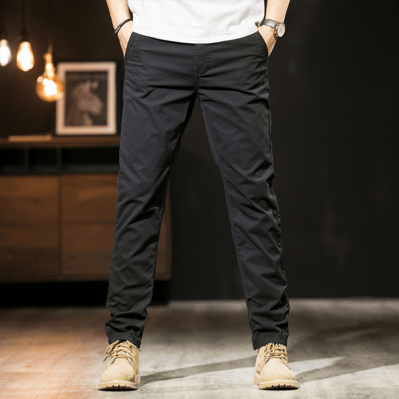 Pantaloni da uomo in cotone per il tempo libero di alta qualità