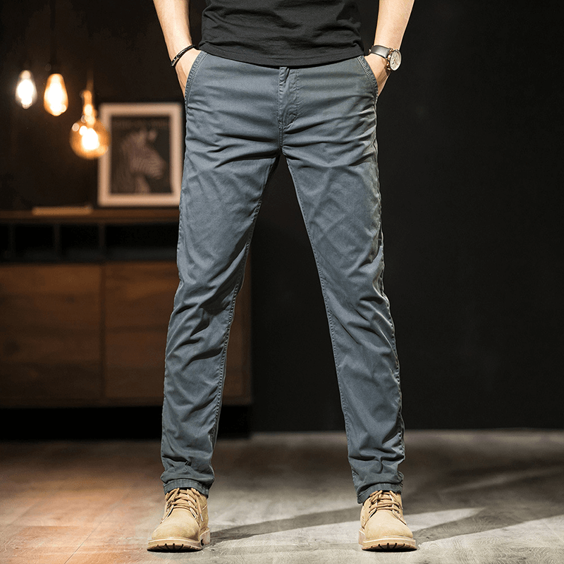Men High-quality Leisure Cotton Pants