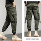 Men Elastic Waist Pants Relaxed Fit