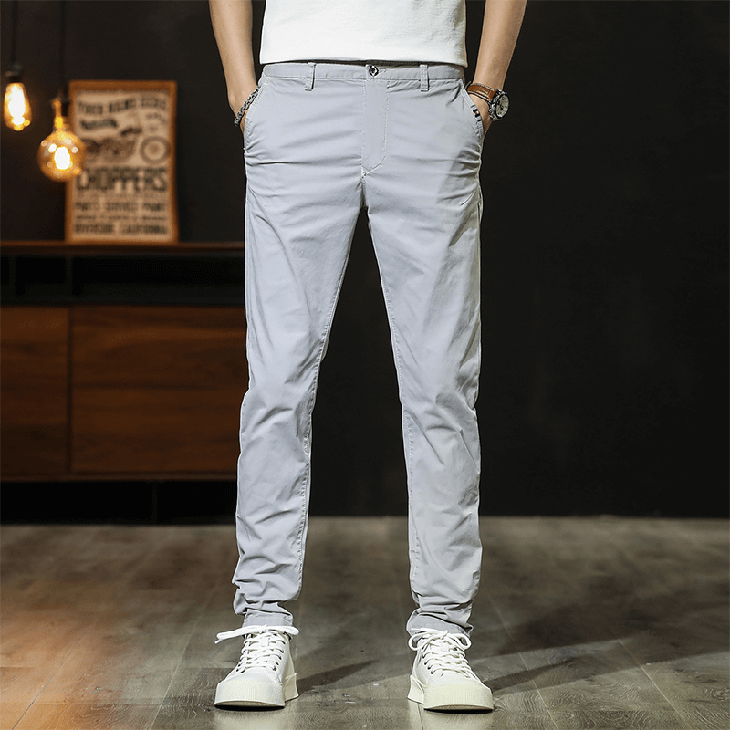 Men High-quality Leisure Cotton Pants