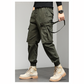 Men Elastic Waist Pants Relaxed Fit