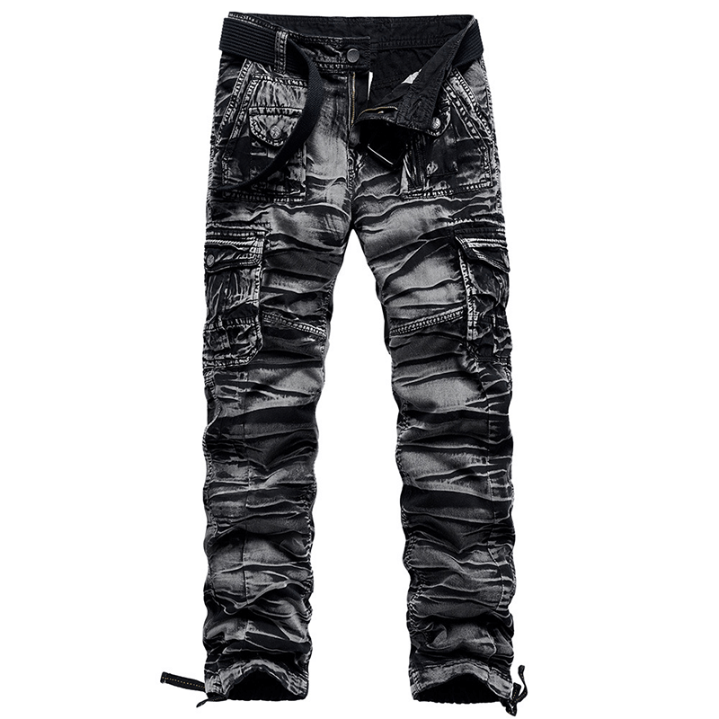 Men Heavy Twill Cotton  Plus Size Outdoor Cargo Pants