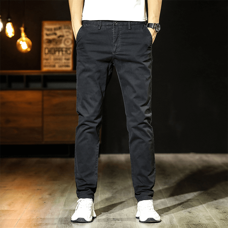 Men High-quality Leisure Cotton Pants