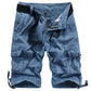 Men Multi-pocket Cotton Casual Daily Beach Heavy Cargo Shorts