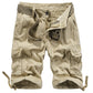 Men Multi-pocket Cotton Casual Daily Beach Heavy Cargo Shorts