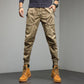 Men Cotton Elastic Waist Jogger Cargo Pants