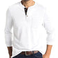 Men's Fashion Casual Henley  Shirts Sale