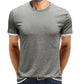 Men Round Neck Short Sleeve T-shirt