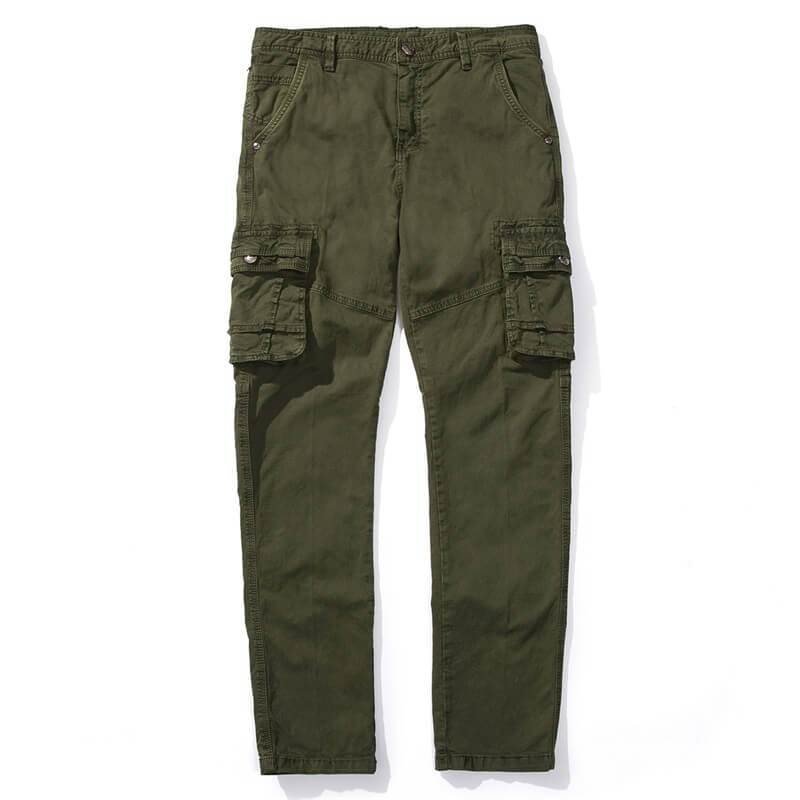 Men Pocket Cotton Pants